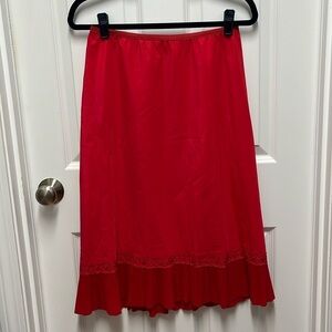 Vintage‎ Barbizon Red Half Slip